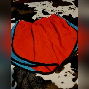 Nike Red and Blue Athletic Shorts